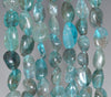 8-9MM Apatite Gemstone Pebble Nugget Granule Loose Beads 15.5 inch Full Strand (80002173-A2)