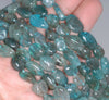 8-9MM Apatite Gemstone Pebble Nugget Granule Loose Beads 15.5 inch Full Strand (80002173-A2)