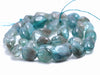 8-9MM Apatite Gemstone Pebble Nugget Granule Loose Beads 15.5 inch Full Strand (80002173-A2)