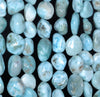 11-13MM Larimar Gemstone Pebble Nugget Granule Loose Beads 15.5 inch Full Strand (80002178-A2)