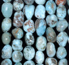 14-15MM Larimar Gemstone Pebble Nugget Granule Loose Beads 16 inch Full Strand (80002187-A1)