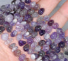 9-10MM Amethyst Gemstone Pebble Nugget Granule Loose Beads 15.5 inch Full Strand (80002193-A0)