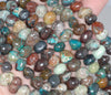 10-11MM Chrysocolla Gemstone Pebble Nugget Granule Loose Beads 16 inch Full Strand (80002196-A0)