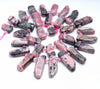 20-30MM Rhodochrosite Gemstone Graduated Stick Loose Beads 16 inch Full Strand (80002199-A13)