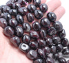 14-15MM Garnet Gemstone Pebble Nugget Granule Loose Beads 16 inch Full Strand (80002205-A13)