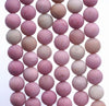 4MM Matte Rhodonite Gemstone Round Loose Beads 15 inch Full Strand (80002302-M13)