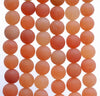 4MM Matte Orange Aventurine Gemstone Round Loose Beads 15 inch Full Strand (80002314-M12)