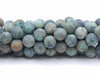 4MM Matte African Turquoise Gemstone Round Loose Beads 15 inch Full Strand (80002326-M14)