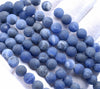 4MM Matte Sodalite Gemstone Round Loose Beads 15 inch Full Strand (80002332-M7)