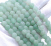 4MM Matte Green Aventurine Gemstone Round Loose Beads 15 inch Full Strand (80002338-M7)