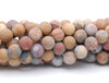 4MM Matte Fancy Agate Gemstone Round Loose Beads 15 inch Full Strand (80002350-M8)