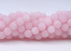 6MM Matte Rose Quartz Gemstone Round Loose Beads 15 inch Full Strand (80002363-M9)