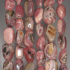 7-8MM Rhodochrosite Gemstone Pebble Nugget Granule Loose Beads 15.5 inch Full Strand (80002554-A61)