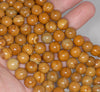 6MM Hickory Brown Picture Jasper Gemstone Round Loose Beads 15 inch Full Strand (80002629-A59)