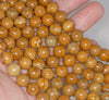 10MM Hickory Brown Picture Jasper Gemstone Round Loose Beads 7.5 inch Half Strand (80002631 H-A59)