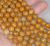 12MM Hickory Brown Picture Jasper Gemstone Round Loose Beads 7.5 inch Half Strand (80002632 H-A59)