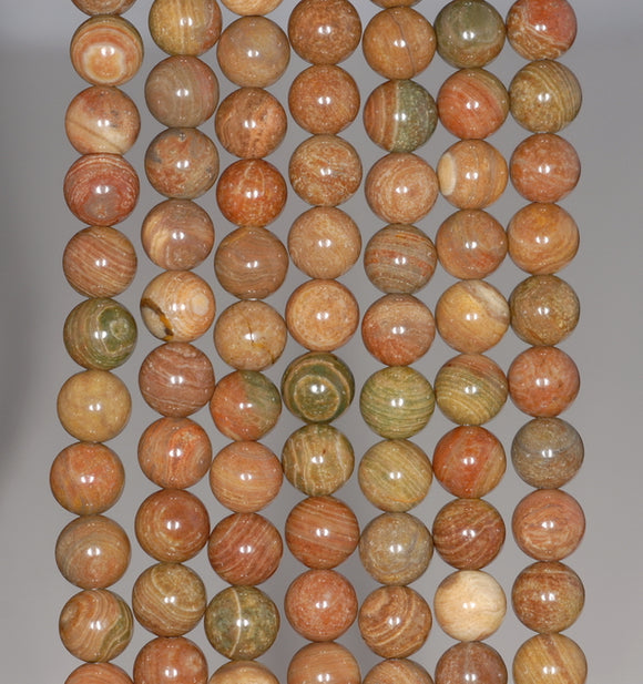 4-5MM Rainbow Breciated Jasper Gemstone Round Loose Beads 14.5 inch Full Strand (80002633-A59)