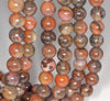 10MM Orange River Jasper Gemstone Round Loose Beads 15.5 inch Full Strand (80002643-A60)