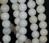 8MM Milky White Green Opal Gemstone Grade AB Round Loose Beads 15.5 inch Full Strand (80002659-A89)