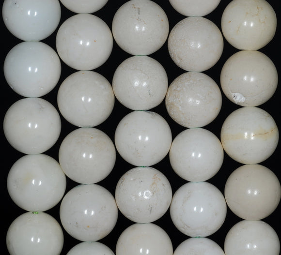 10MM Milky Green Opal Gemstone Grade AB Round Loose Beads 15.5 inch Full Strand (80002664-A87)