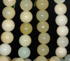 12MM Yellow Green Opal Gemstone Grade AB Round Loose Beads 15.5 inch Full Strand (80002672-A88)