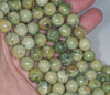 12MM Light Green Chrysoprase Gemstone Round Loose Beads 15.5 inch Full Strand (80002676-A88)