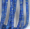 6X3MM Natural Lapis Lazuli Gemstone Grade A Rondelle Loose Beads 7.5 inch Half Strand (80002679 H-A91)