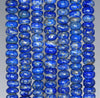 6X3MM Natural Lapis Lazuli Gemstone Grade A Rondelle Loose Beads 7.5 inch Half Strand (80002679 H-A91)