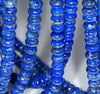 9X5MM Natural Lapis Lazuli Gemstone Grade A Rondelle Loose Beads 7.5 inch Half Strand (80002680 H-A91)