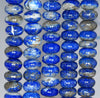 10X6MM Natural Lapis Lazuli Gemstone Grade AB Rondelle Loose Beads 7.5 inch Half Strand (80002682 H-A91)