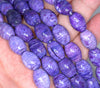 14X10MM Charoite Jasper Gemstone Grade A Barrel Drum Loose Beads 7 inch Half Strand (80002709-A92)