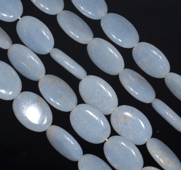 16x12MM Blue Jasper Gemstone Oval Loose Beads 15.5 inch Full Strand (80002750-A167)