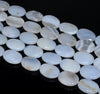 18x13MM Chalcedony Blue Agate Gemstone Oval Loose Beads 15.5 inch Full Strand (80002751-A168)