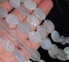 18x13MM Chalcedony Blue Agate Gemstone Oval Loose Beads 15.5 inch Full Strand (80002754-A168)