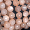 8MM Orange Moonstone Gemstone Grade AAA Round Loose Beads 7 inch Half Strand (80002767-A159)