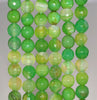 8MM Olive Green Agate Gemstone Faceted Round Loose Beads 14.5 inch Full Strand (80002799-A54)