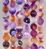 8MM Purple Agate Gemstone Faceted Round Loose Beads 14.5 inch Full Strand (80002804-A54)