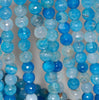 8MM Apatite Blue Dragon Vein Agate Gemstone Faceted Round Loose Beads 14.5 inch Full Strand (80002808-A54)