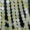 8MM Light Green Agate Gemstone Faceted Round Loose Beads 14.5 inch Full Strand (80002812-A57)