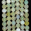 8MM Light Green Agate Gemstone Faceted Round Loose Beads 14.5 inch Full Strand (80002812-A57)