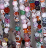 8MM Mix Fire Agate Gemstone Faceted Round Loose Beads 14.5 inch Full Strand (80002825-A57)