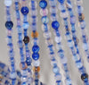 6MM Light Blue Agate Gemstone Faceted Round Loose Beads 14.5 inch Full Strand (80002853-A51)