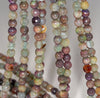 6MM Green Brown Dragon Vein Agate Gemstone Faceted Round Loose Beads 14.5 inch Full Strand (80002857-A51)