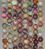 6MM Green Brown Dragon Vein Agate Gemstone Faceted Round Loose Beads 14.5 inch Full Strand (80002857-A51)