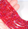 6MM Dark Red Agate Gemstone Faceted Round Loose Beads 14.5 inch Full Strand (80002920-A52)