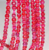 6MM Dark Red Agate Gemstone Faceted Round Loose Beads 14.5 inch Full Strand (80002920-A52)