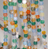 6MM Party Mix Agate Gemstone Faceted Round Loose Beads 14.5 inch Full Strand (80002931-A52)