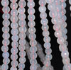 6MM Opalite White Agate Gemstone Faceted Round Loose Beads 14.5 inch Full Strand (80002954-A50)