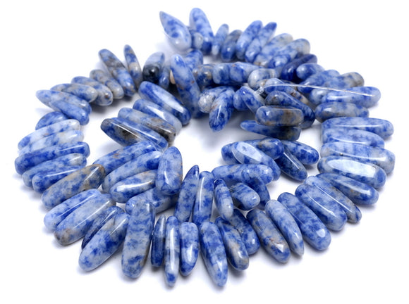 15-20MM Sodalite Gemstone Stick Pebble Chip Loose Beads 16 inch (80003084-A0)