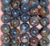 12MM Blue Pietersite Gemstone Grade A Round Loose Beads 8 inch Half Strand (80003176-A82)